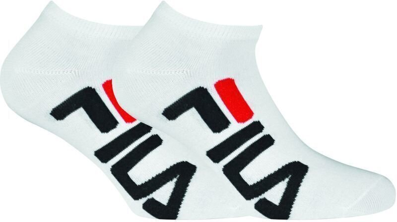Fitness Socks Fila F9199 Invisible 2-Pack White 43-46 Fitness Socks