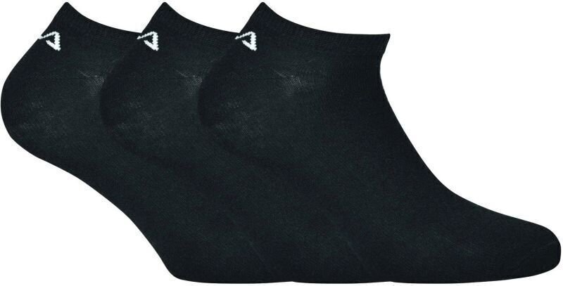 Fitness nogavice Fila F9100 Invisible 3-Pack Black 43-46 Fitness nogavice