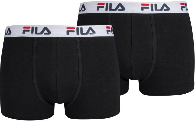 Fitness Underwear Fila FU5016 Man Boxer 2-Pack White-Black M Fitness Underwear