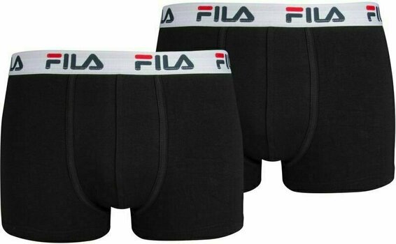 Fitness Underwear Fila FU5016 Man Boxer 2-Pack White-Black M Fitness Underwear - 1