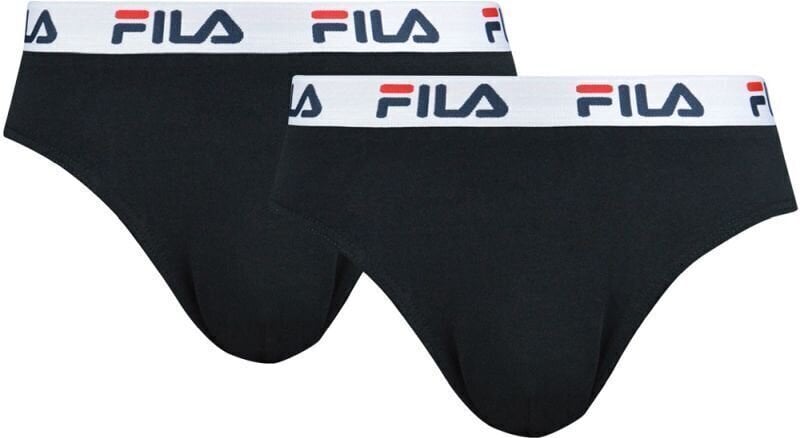 Fitness Unterwäsche Fila FU5015 Man Brief 2-Pack Black XL Fitness Unterwäsche