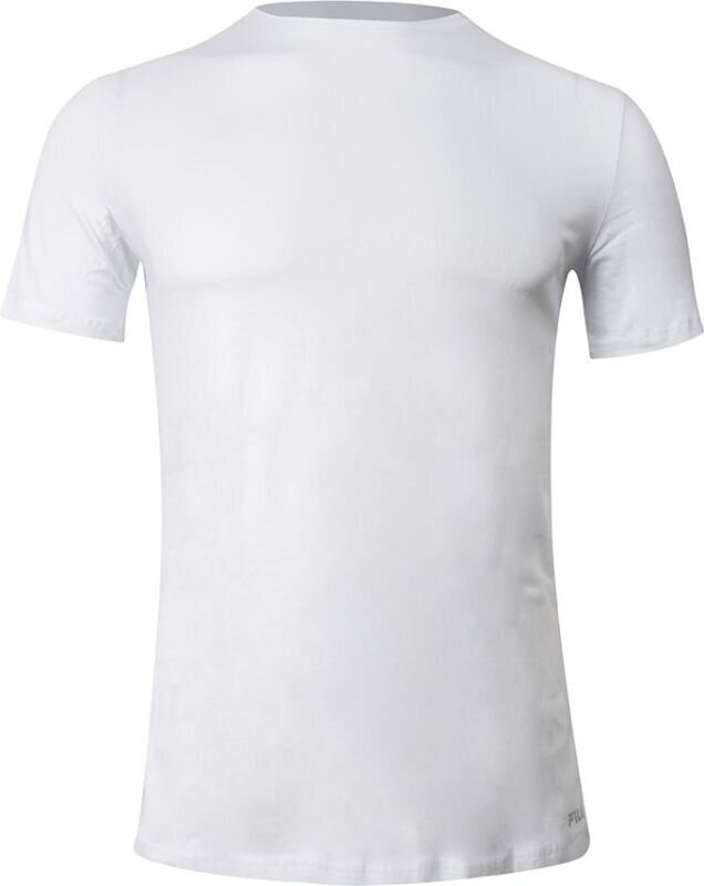 Fitness T-Shirt Fila FU5002 Undershirt Round Neck White XL Fitness T-Shirt