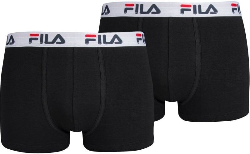 Fitness Underwear Fila FU5016 Man Boxer 2-Pack White-Black L Fitness Underwear