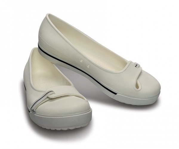 Pantofi de Navigatie Crocs Crocband 2.5 Flat WhiteWo 41-42