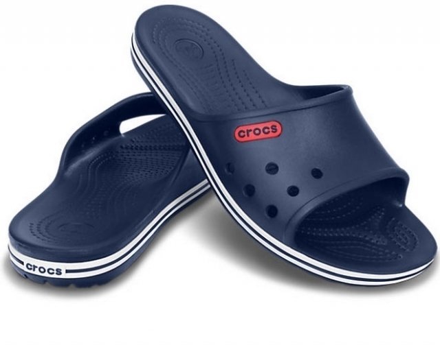 Унисекс обувки Crocs Crocband LowPro Slide Navy 37-38