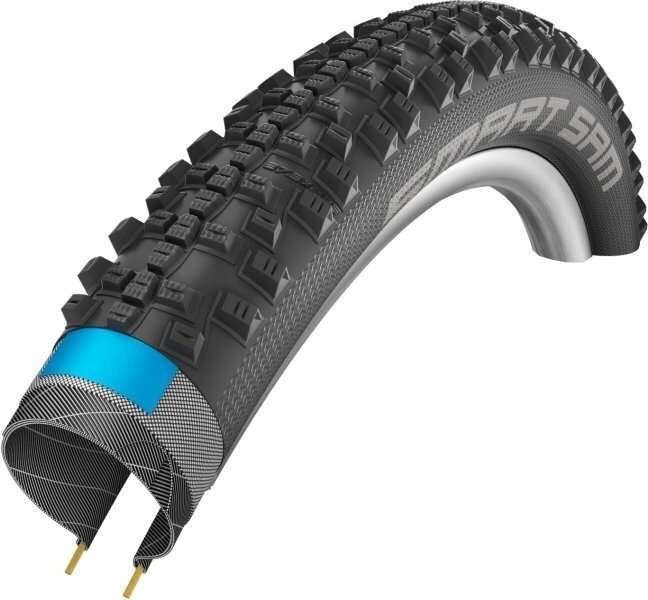 MTB pyörän rengas Schwalbe Tire Smart Sam 27,5" (584 mm) Black 2.6 MTB pyörän rengas