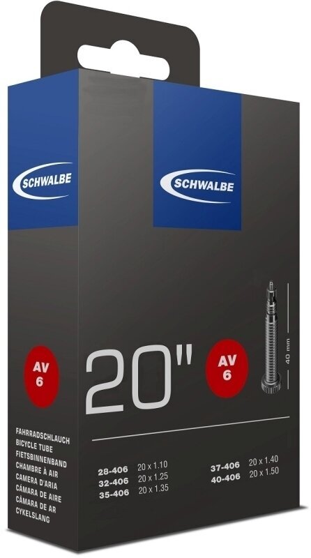 Bike inner tube Schwalbe Tube 40 mm Bike Tube Black