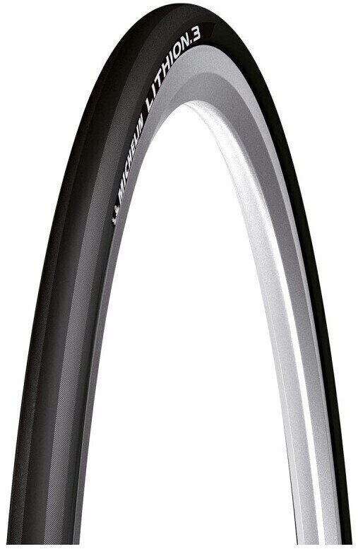 Plášť na cestný bicykel Michelin Lithin3 25" (622 mm) 25.0 Black/Grey Kevlarový Plášť na cestný bicykel