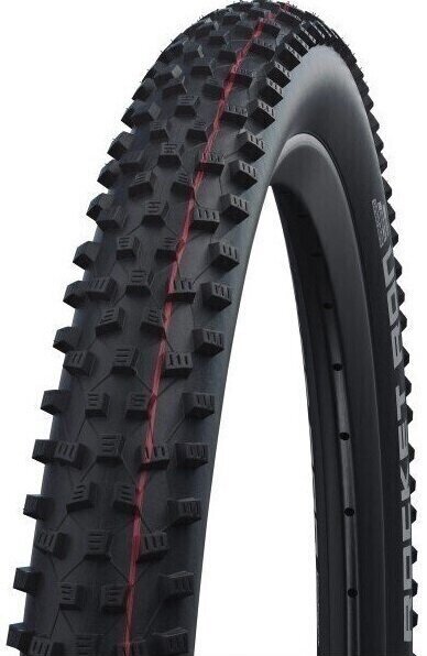 MTB kerékpár gumiabroncs Schwalbe Tire Rocket Ron 26" (559 mm) Black/Red 2.35 MTB kerékpár gumiabroncs