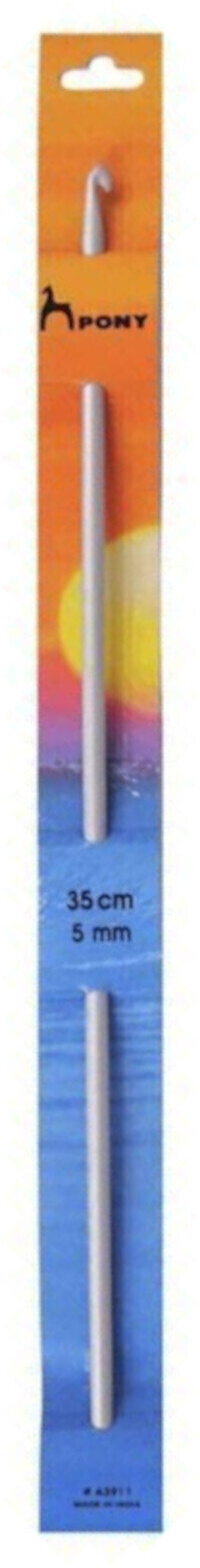 Crochets en aluminium
 Pony 643911 Crochets en aluminium 5 mm 35 cm