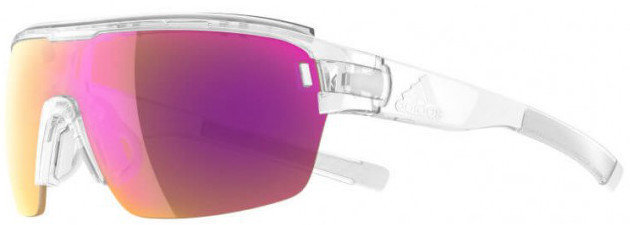 Športové okuliare Adidas Zonyk Aero Pro Crystal Shiny/LST Vario Purple Mirror Large