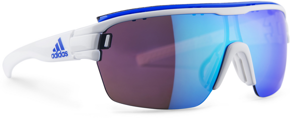 Ochelari pentru sport Adidas Zonyk Aero Pro White Shiny/Mirror Blue Large - 1