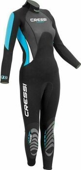 Fato de mergulho Cressi Fato de mergulho Morea Lady 3.0 Black/Turquoise XL - 1