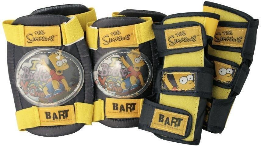 Protecție ciclism / Inline Ertedis Toys The Simpsons - Knee elbow and wrist pads Bart