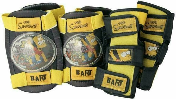 Protecție ciclism / Inline Ertedis Toys The Simpsons - Knee elbow and wrist pads Bart - 1