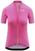 Odzież kolarska / koszulka Briko Classic 2.0 Womens Jersey Golf Pink Fluo/Blue Electric M