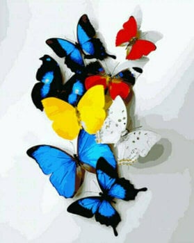 Schilderen op nummer Gaira Schilderen met nummers Butterflies - 1