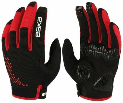 Kolesarske rokavice Eska Rebel Black/Red 7 Kolesarske rokavice - 1