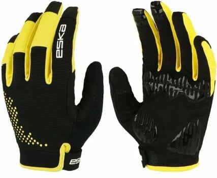 Cyklistické rukavice Eska Rebel Black/Yellow 7 Cyklistické rukavice - 1