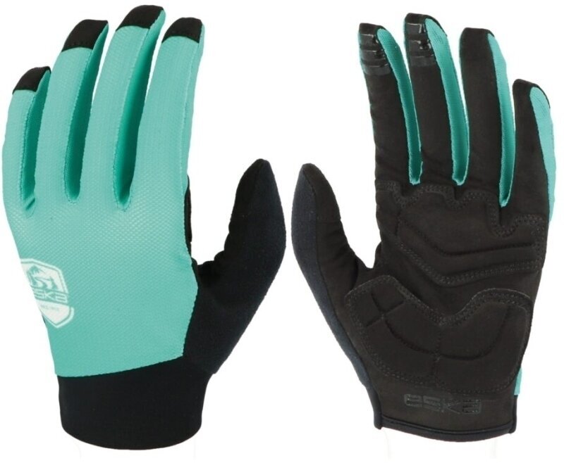 Cyklistické rukavice Eska Spoke Turquoise 9 Cyklistické rukavice