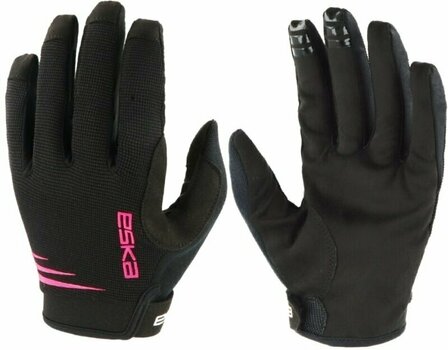 Cyklistické rukavice Eska Pure Black/Pink 12 Cyklistické rukavice - 1