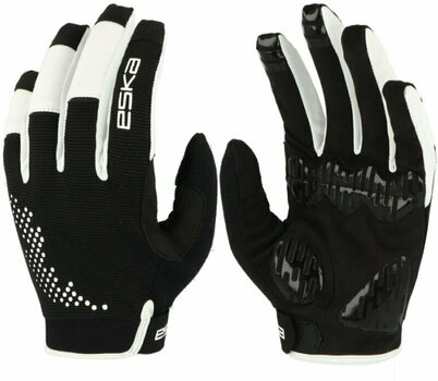 Kolesarske rokavice Eska Rebel Black/White 8 Kolesarske rokavice - 1