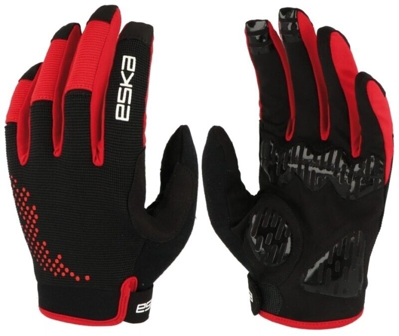 Kolesarske rokavice Eska Rebel Black/Red 10 Kolesarske rokavice
