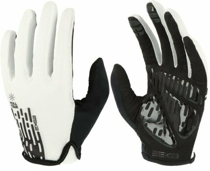 Cyklistické rukavice Eska Sunside Finger White/Black 7 Cyklistické rukavice - 1