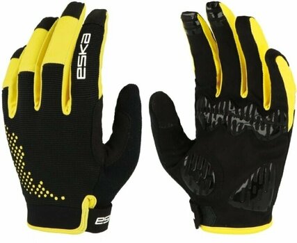 Cyklistické rukavice Eska Rebel Black/Yellow 11 Cyklistické rukavice - 1
