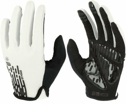 Cyklistické rukavice Eska Sunside Finger White/Black 8 Cyklistické rukavice - 1