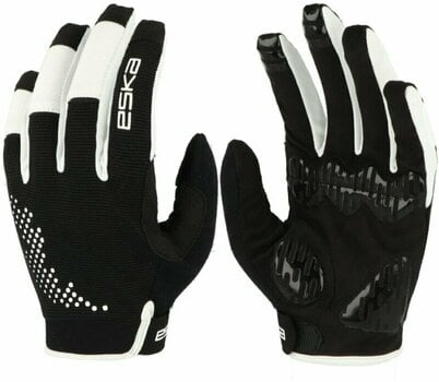 Kolesarske rokavice Eska Rebel Black/White 12 Kolesarske rokavice - 1