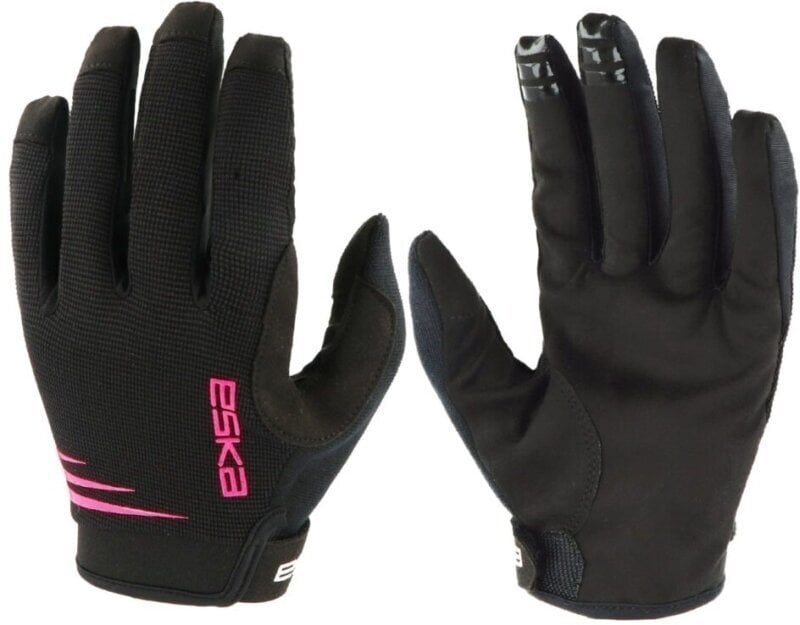 guanti da ciclismo Eska Pure Black/Pink 6 guanti da ciclismo