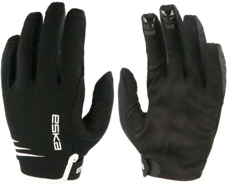 guanti da ciclismo Eska Pure Black/White 12 guanti da ciclismo