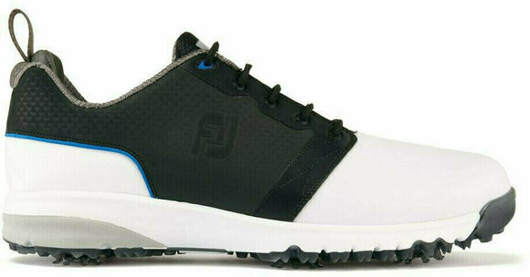 Calçado de golfe para homem Footjoy Contour Fit Mens Golf Shoes White/Black US 10,5 - 1