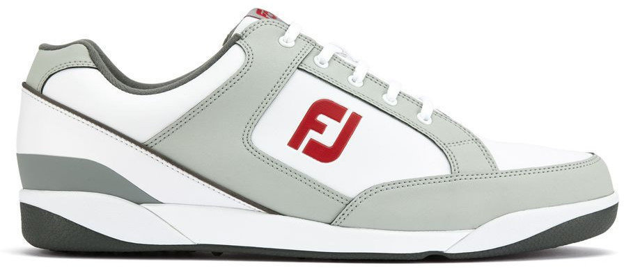 Calzado de golf para hombres Footjoy Originals Mens Golf Shoes White/Light Grey US 11