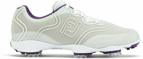 Golfschoenen voor dames Footjoy Aspire Womens Golf Shoes Grey/Grape US 7,5 - 1