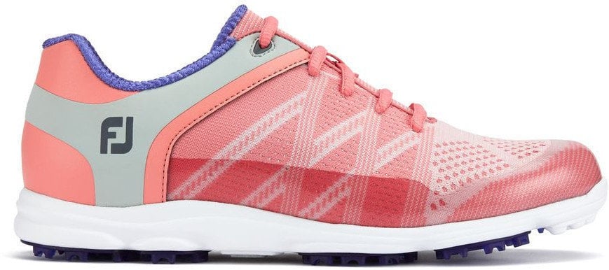 Pantofi de golf pentru femei Footjoy Sport SL Womens Golf Shoes Pink/Blue US 7