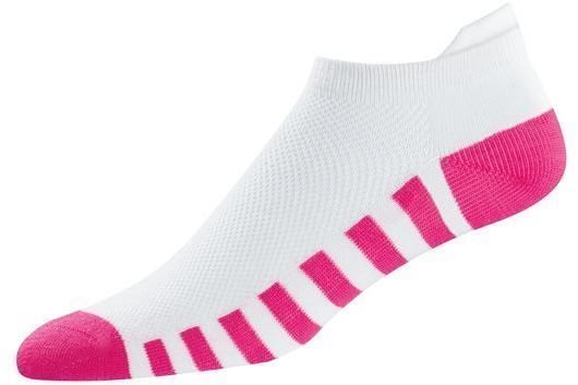 Șosete Footjoy Prodry Sportlet White/Pink Womens
