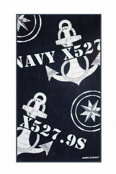 Handtuch Marine Business Freestyle Navy Handtuch mit Kissen - 1