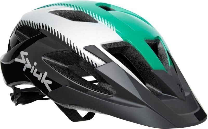 Casco de bicicleta Spiuk Kaval Helmet Black/Green S/M (52-58 cm) Casco de bicicleta