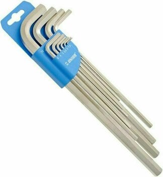 Llave inglesa Unior Set Of Hexagon Wrenches Long Type On Plastic Clip 1,5 - 10 Llave inglesa - 1