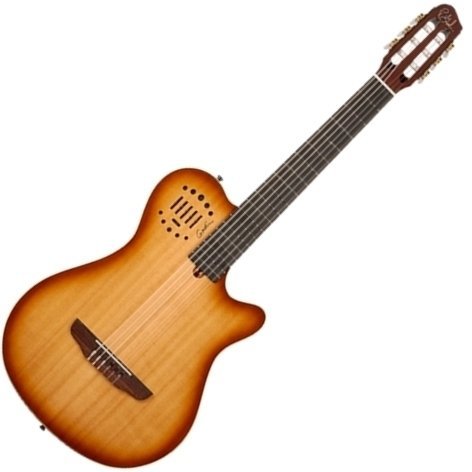 Special Acoustic-electric Guitar Godin Multiac GCDA Lightburst High Gloss
