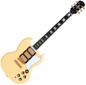Електрическа китара Epiphone G 400 Custom Antique Ivory - 1