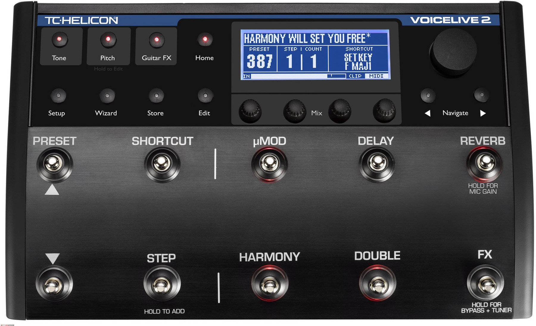 Vocal Effects Processor TC Helicon VOICELIVE 2