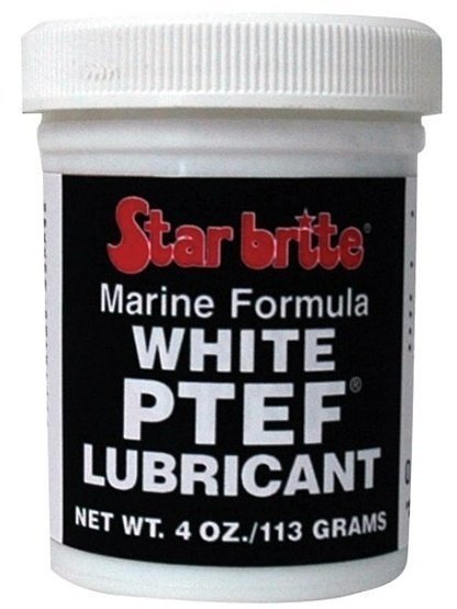 Smeermiddel voor lieren, katrollen en klemmen Star Brite White Teflon Lubricant