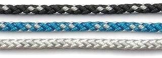 Cordage de course FSE Robline 8-Plaited Dinghy Black 4 mm Cordage de course