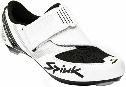 Men's Cycling Shoes Spiuk Trienna Carbon Triathlon White 38 Men's Cycling Shoes - 1
