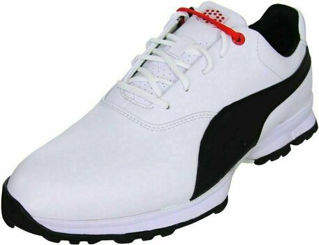 Calzado de golf para hombres Puma Ace Leather White-Navy 45 - 1