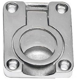 Boat Deck Lock Osculati Heavy duty pull latch with ring Stainless Steel