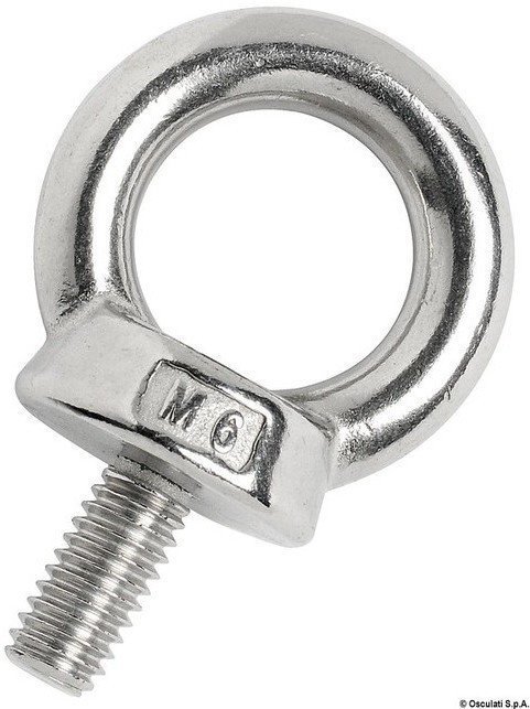 Boat Deck Fittings Osculati Forged Eyebolt Stainless Steel - Male M8